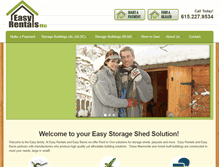 Tablet Screenshot of easyrentalsllc.com